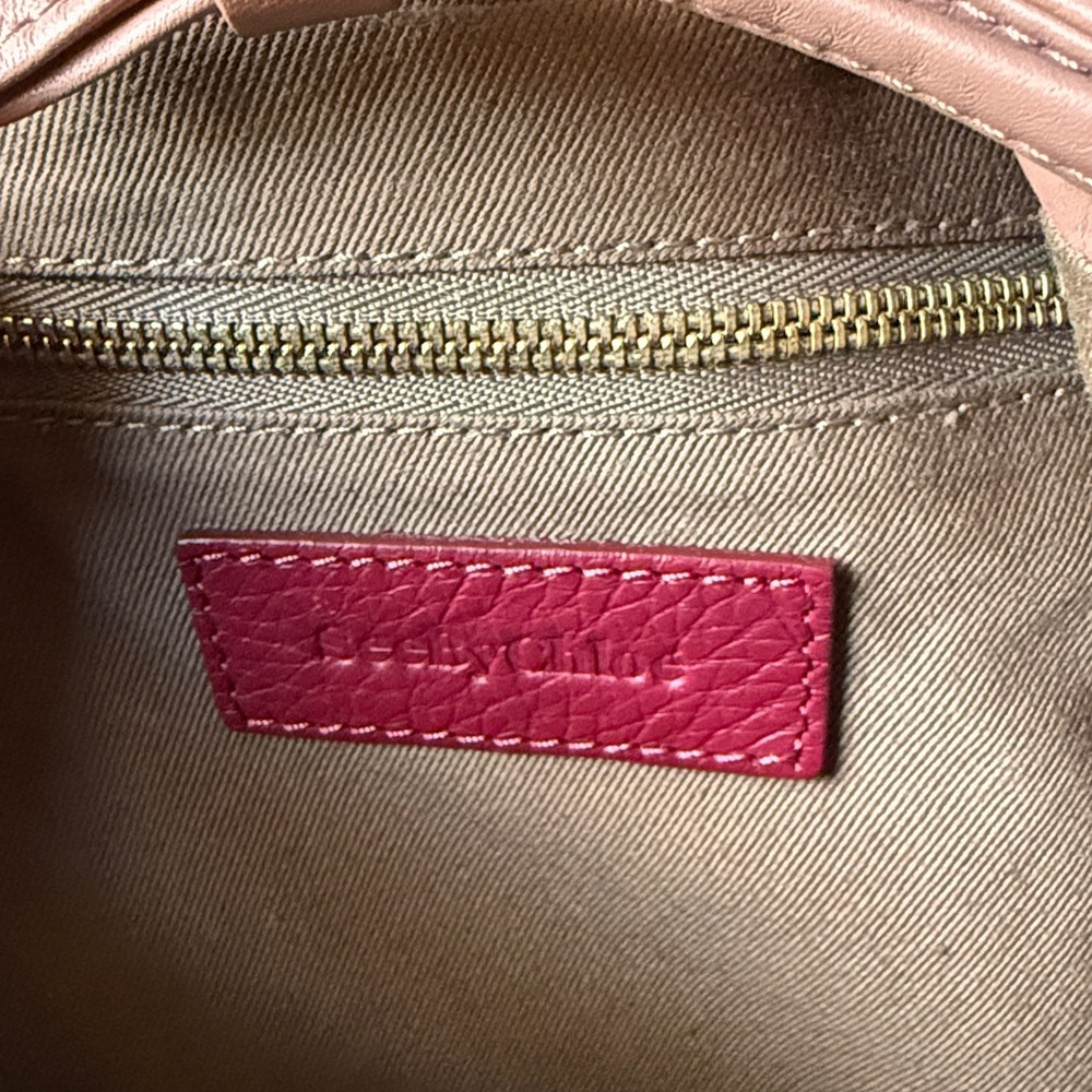 Beautiful Red See By Chloe Crossbody Purse Excellent Condition - Picture 9 of 12